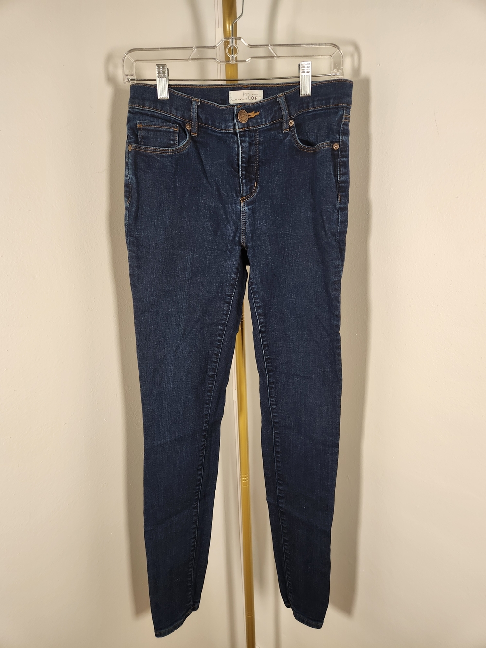 LOFT Dark Blue Skinny Jeans